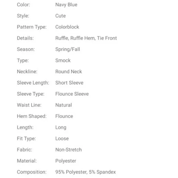 NEW Ruffle Trim Smock Dress - Picture 5 of 6